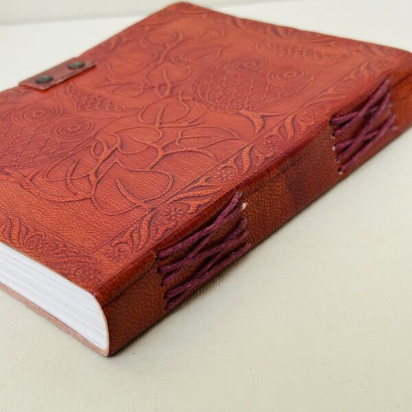 Embossed Leather Cover Journal