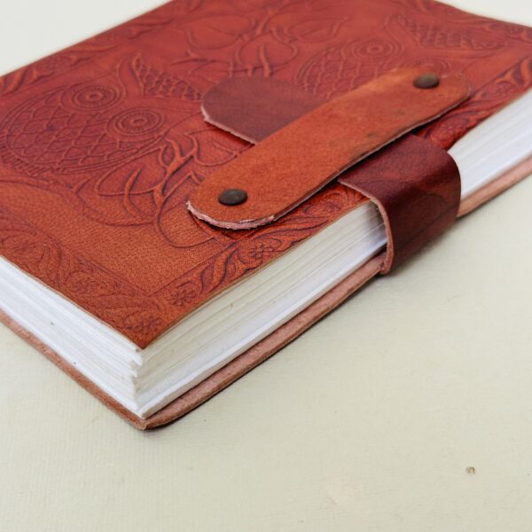 Embossed Leather Cover Journal