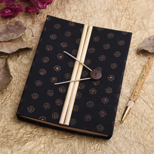 hand Block Print fabric Notebook